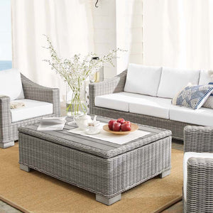 EEI-4359-LGR-WHI Outdoor/Patio Furniture/Patio Conversation Sets