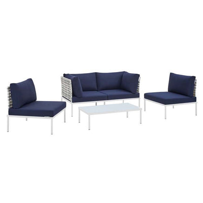 Product Image: EEI-4688-TAU-NAV-SET Outdoor/Patio Furniture/Patio Conversation Sets
