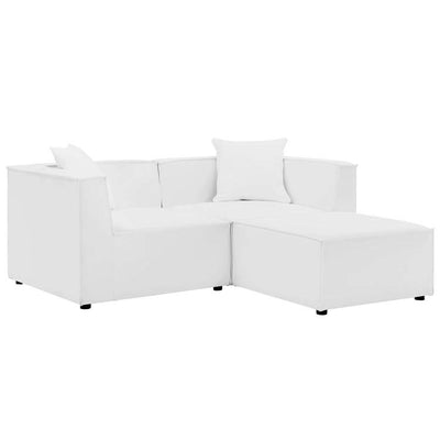 EEI-4378-WHI Outdoor/Patio Furniture/Outdoor Sofas