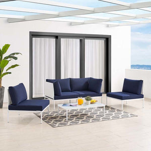 EEI-4690-WHI-NAV-SET Outdoor/Patio Furniture/Patio Conversation Sets
