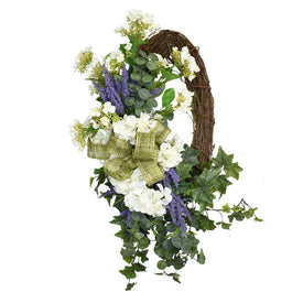 35" Oval Grapevine Ivy Wreath