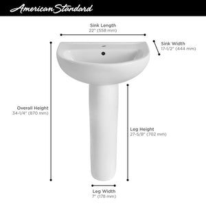 0467102.020 Bathroom/Bathroom Sinks/Pedestal Sink Sets