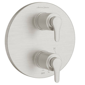 Studio S Two-Handle Integrated Shower Diverter Trim Only with Lever Handles - Brushed Nickel