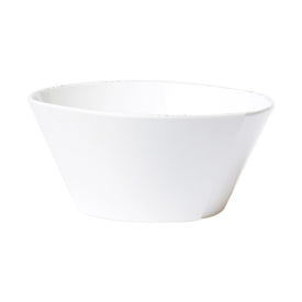 Melamine Lastra Large Stacking Serving Bowl - White