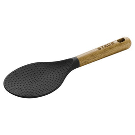 Silicone Rice Spoon with Wood Handle
