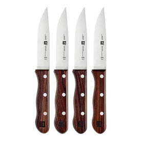Four-Piece Steakhouse Steak Knife Set with Storage Case