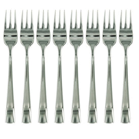 Bellasera Eight-Piece 18/10 Stainless Steel Appetizer/Seafood Fork Set