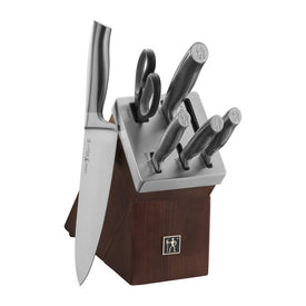 Graphite Seven-Piece Self-Sharpening Knife Block Set