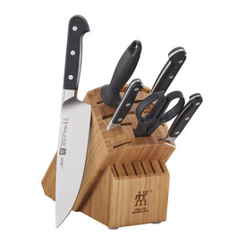 Pro Seven-Piece Knife Block Set with Bamboo Block