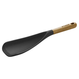 Silicone Multi-Function Spoon with Wood Handle
