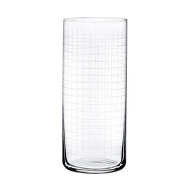 Finesse Grid High Ball Glasses Set of 4