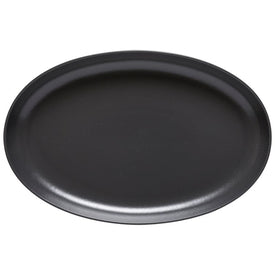 Pacifica 16" Oval Platter - Seed Gray