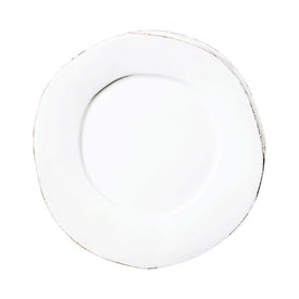 Lastra European Dinner Plate - White