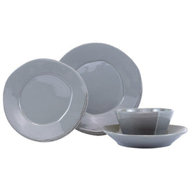 Lastra Four-Piece Place Setting - Gray