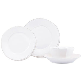 Lastra Four-Piece Place Setting - White