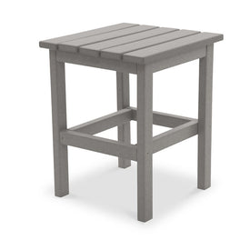 15" Square Side Table - Light Gray