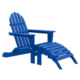 The Adirondack Chair/Ottoman - Royal Blue