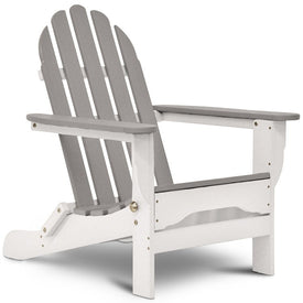 The Adirondack Chair - White/Light Gray