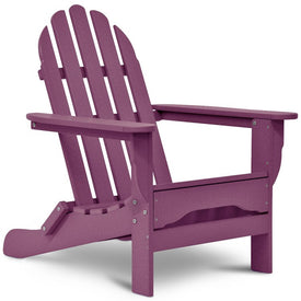 Static (Non-Folding) Adirondack Chair - Lilac