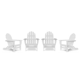 The Adirondack Chairs Set of 4 - White