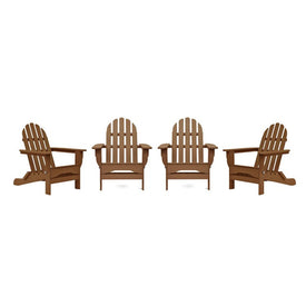 The Adirondack Chairs Set of 4 - Teak