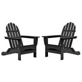 The Adirondack Chair Pair - Black