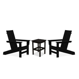 Aria Adirondack Chairs Set of 2 - Black