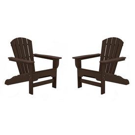 Boca Raton Adirondack Chairs Set of 2 - Chocolate