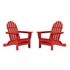 The Adirondack Chair Pair - Bright Red