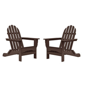 The Adirondack Chair Pair - Chocolate