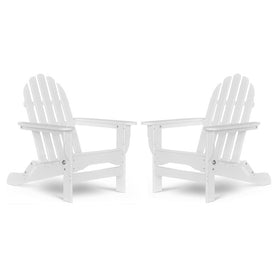 The Adirondack Chair Pair - White