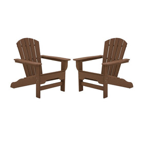 Boca Raton Adirondack Chairs Set of 2 - Teak
