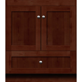 Simplicity Shaker 30"W x 21"D x 34.5"H Single Bathroom Vanity Cabinet Only with No Side Drawers