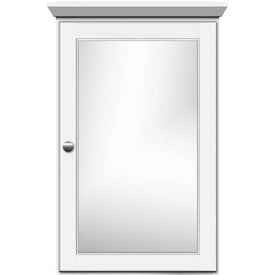 Simplicity Ultraline 19"W x 27"H x 6.5"D Framed Surface-Mount Bathroom Medicine Cabinet