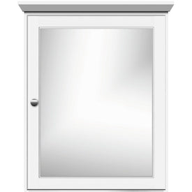 Simplicity Ultraline 24"W x 27"H x 6.5"D Framed Surface-Mount Bathroom Medicine Cabinet