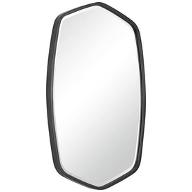 Duronia Black Iron Wall Mirror