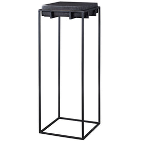 Telone Black Large Pedestal Table