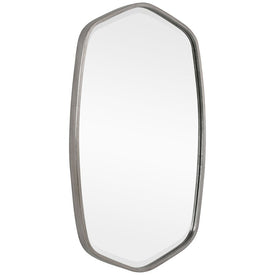 Duronia Brushed Silver Wall Mirror
