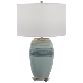 Caicos Teal Table Lamp