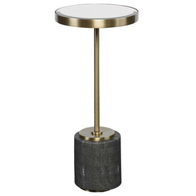 Laurier Wall Mirrored Accent Table