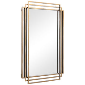 Amherst Brushed Gold Wall Mirror