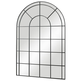 Grantola Black Arch Iron Wall Mirror