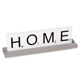Serenity Home Wooden Scrabble Letter Tile Sign
