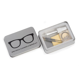 Eyeglass Cleaning and Repair Kit In Metal Case