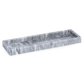 Marble Bath Tray -Cloud Gray