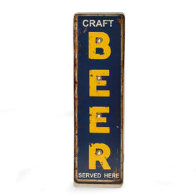 Craft Beer LED Metal Wall Sign