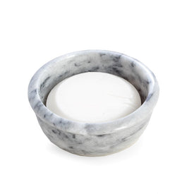 Solid Marble Shaving Bowl - Gray
