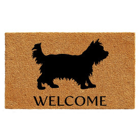Yorkshire Terrier 17" x 29" Doormat