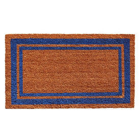 Blue Border 18" x 30" Doormat