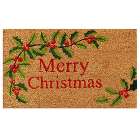Merry Christmas 17" x 29" Doormat